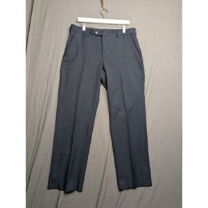 Izod Pants Mens 34x32  Dress Navy  Trouser